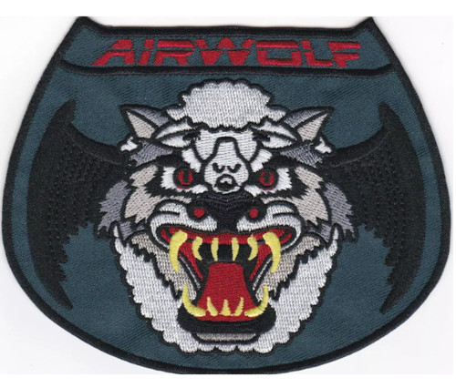 Airwolf ecusson équipage