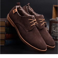 Men's Causal Suede Genuine