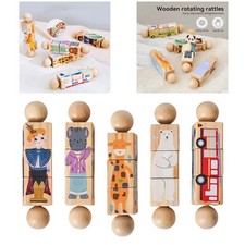 Jeu de construction en bois à