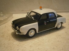 VOITURE MINIATURE RENAULT DAUPHINE POLICE NOREV 1/43 - 1:43eme