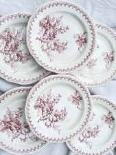 6 Assiettes Plates  Terre de