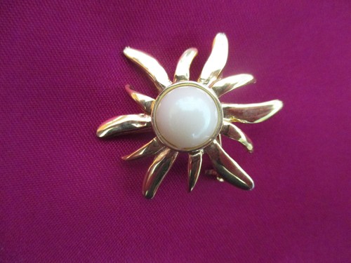 Broche vintage fantaisie - broche,