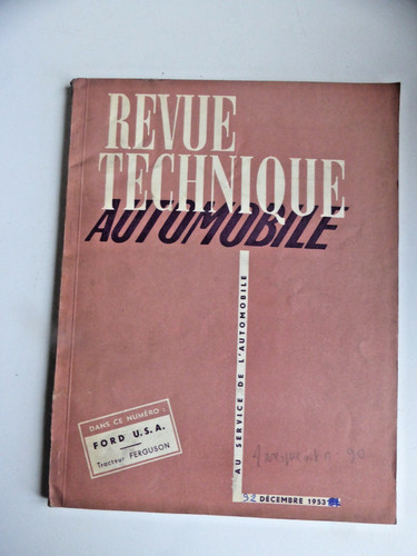 Rta revue technique automobile - rta,