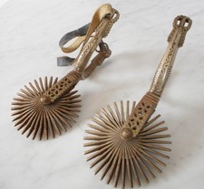 anciens éperons  cheval métal Amérique du sud