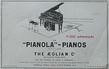 PUBLICITE PIANOLA PIANO THE