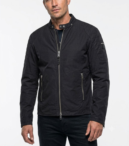 Veste style motard replay - veste,