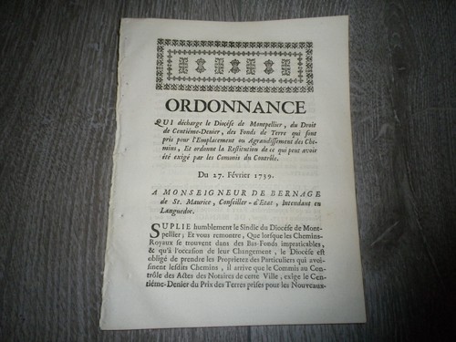 1739 ordonnance languedoc - 1739,