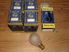 5 Ancienne Lampe PHOTO PHOTOLITA S 220v/230 volt 250 W B22