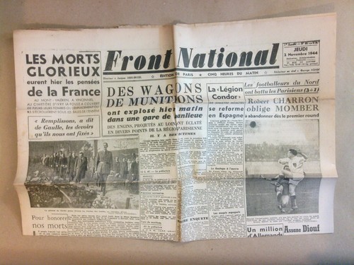 Journal libération front - journal, /