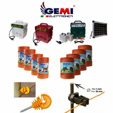 Kit complet Clôture Électrique Clôture Électrifiée Pour Animaux Gemi Elettronica