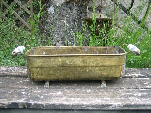 Jardinière ancienne cache - , pot
