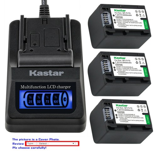 Kastar battery lcd quick - lcd,