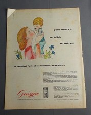 PUB PUBLICITE ANCIENNE ADVERT CLIPPING 190817 / LAIT EN POUDRE POUR BEBE GUIGOZ