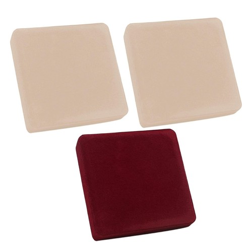 Velvet box pearl necklace - velvet,