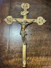 CROIX DE PROCESSION EN BRONZE