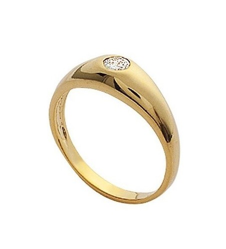 Bague jonc plaqué 750 000 - bague,