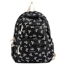 Sac à dos d'école imprimé nœud Preppy Bookbag sac d'école secondaire pour adolescentes neuf