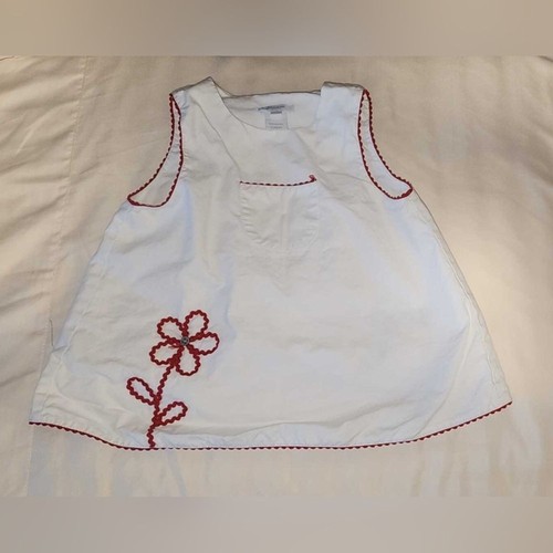 Jacadi white dress - jacadi, red