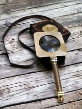 Ancienne loupe de bureau