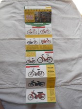 publicité ancienne Mobylette Motobécane AV44 AV49 AV89 spéciale TT D52 +vélos