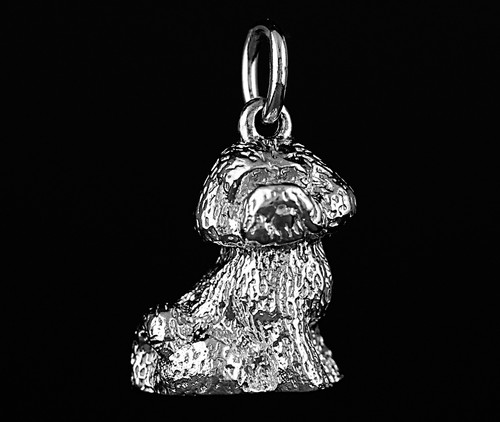 Pendentif chien bichon - chien,