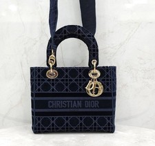 Dior Sac Lady Moyen Bleu