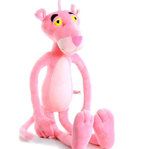 Peluche panthère rose 30cm - peluche,