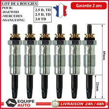 6 Bougies de Préchauffage