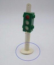 PLAYMOBIL (Q1128) CHANTIER - Feux Tricolores Vert Vintage 3494 (Cassé - Jauni)