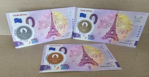 Lot billets euro souvenir - lot,