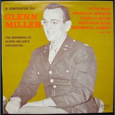 LP 33  A Memorial For Glenn Miller 30 CV 1317 Jazz Big Band 1970 TBE Voir↓↓