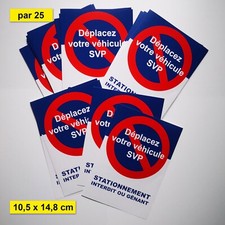 Autocollants stationnement