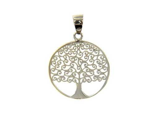Pendentif blanc 750 - pendentif, or