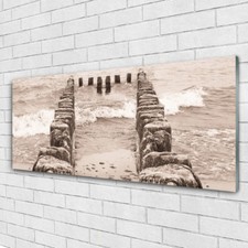 Tableau mural Image sur Plexiglas® 125x50 Architecture Mer Plage