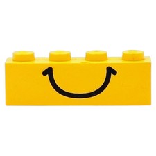 LEGO bloc 1x4 jaune 3010p01