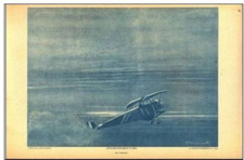 PLANCHE SIGNE GUERRE WW1 AVION