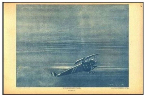 Planche signe guerre ww1 - signe, avion