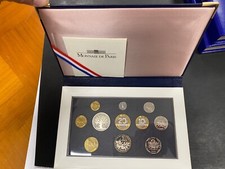 8494 - Coffret BE France 2001 - 11 monnaies en Franc - SPL