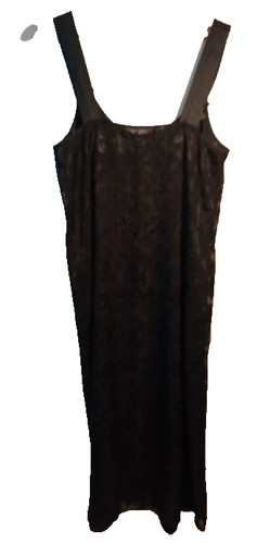 Robe longue noire - , en