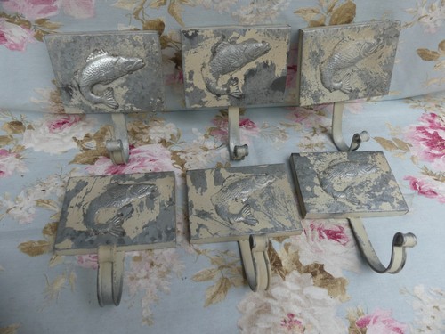 Patères vintage poissons - patères,