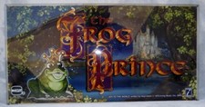 ANCIEN VERRE SÉRIGRAPHIÉ POUR MACHINE A SOUS FLIPPER 1970 THE FROG PRINCE