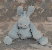 C26/  Doudou Musical Ane Noukies Peluche Paco Bleu Boite A Music Bébé
