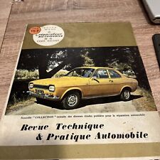 revue technique FORD ESCORT 1 1100 Cc 1300cc 1.1 1.3