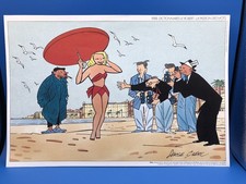 Serge Clerc Pin-up à la plage