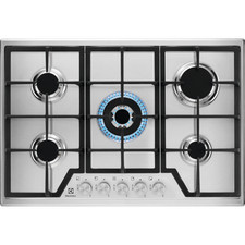 Electrolux Plaque de cuisson Gaz Série 600 Slim line 75 cm KGS7536SX 