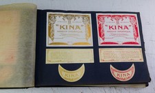 Catalogue d'étiquettes (250) anciennes de vins et spiritueux J. Charles fin XIX°