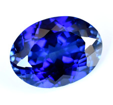 Saphir Bleu Naturel En Forme Ovale 7,40 Ct CERTIFIÉ Pierre Précieuse Loose