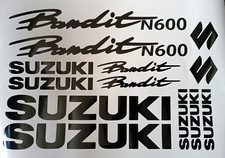 Planche de stickers SUZUKI BANDIT 600N Réservoir et carénages 4 COLORIS AU CHOIX