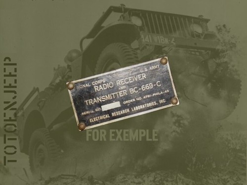 Plate plaque plaquette radio - plate,