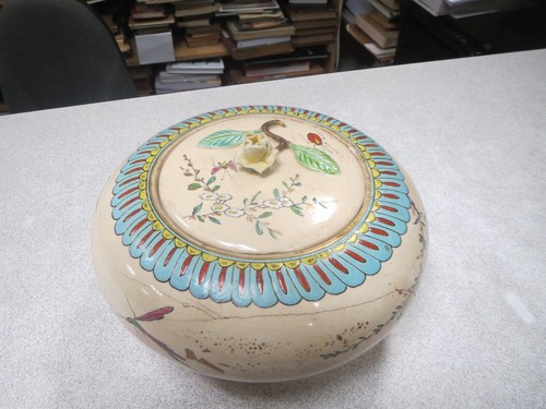 Ca217 boite ancienne faience - ca217,